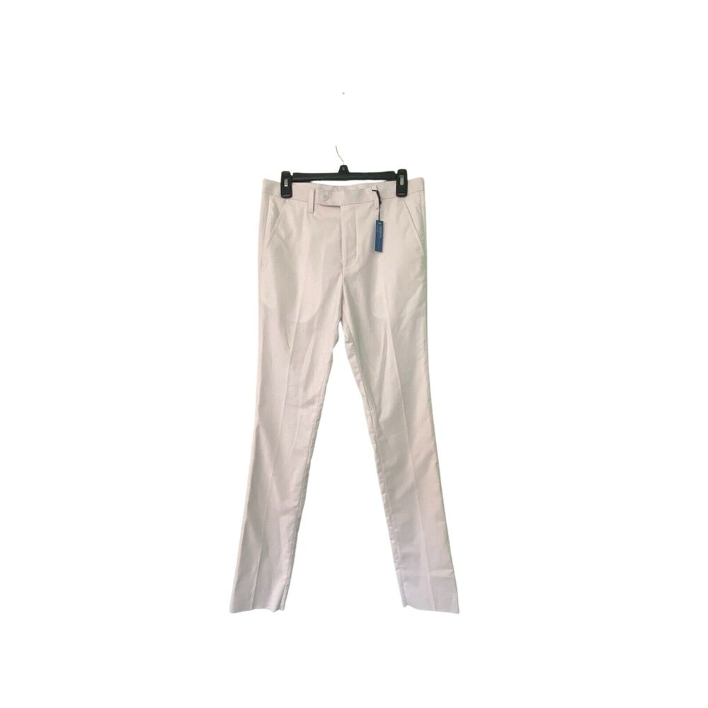 SEAN ALEXANDER Men's White 36S/30W Dress Pants Unhemmed To Have Tailored ￼